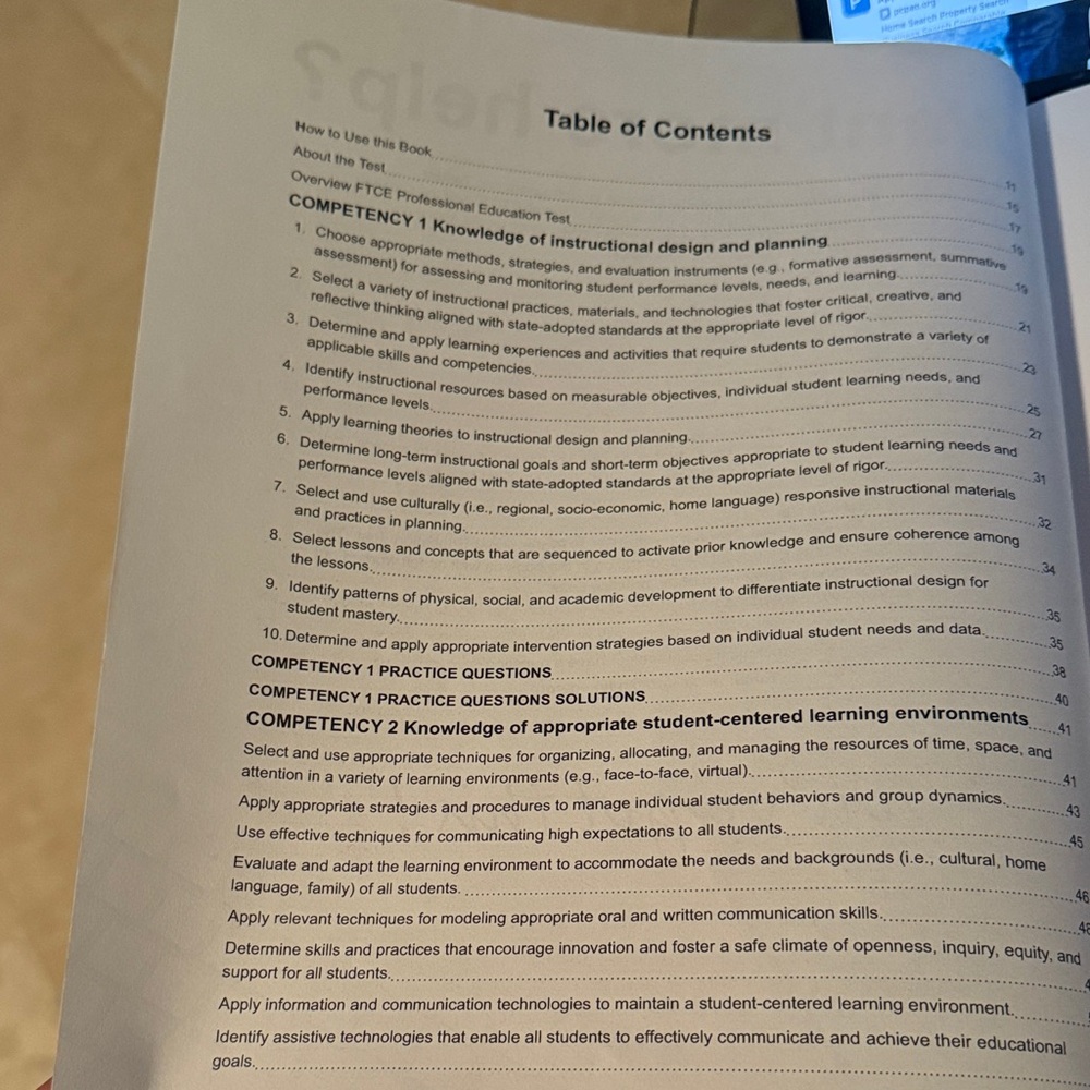 FTCE Professional Education Test Prep Book - Blue - Picture 4 of 6